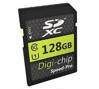 Digi Chip Carte Mémoire Sdxc Classe 10 128 Go Pour Appareils Photo Reflex Numériques Canon Eos M50, M100, M6, M5, 80D, 2000D, 4000D, 9000D, Rebel T7, Kiss M