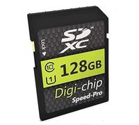 Digi-Chip Carte mémoire SDXC Classe 10 pour Canon EOS 90D, M6 II, 850D, R5, R6, M200, R3, M50 Mark II 128 Go