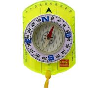 Digi Sport Instruments Boussole Scolaire Initiation à plaquette Verte Transparente