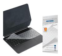 Digi-tatoo Film Protecteur de Clavier Compatible avec 2025 Magic Keyboard pour iPad Air 13 Pouces (M3)/2024 Magic Keyboard pour iPad Pro 13 Pouces (M4), TPU Transparent, Français/Européen