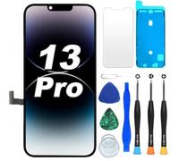 DIGI4U Écran LCD de rechange pour iPhone 13 Pro, 6,1" [True Tone] [3D Touch] [Petite encoche] Écran numériseur assemblé, avec outils de réparation pour iPhone 13 Pro LCD