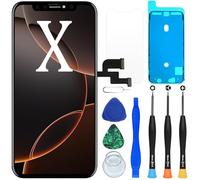 DIGI4U Écran LCD de rechange pour iPhone X, écran tactile Retina 3D pour iPhone X avec outils de réparation pour iPhone LCD (A1865, A1901, A1902, A1903)
