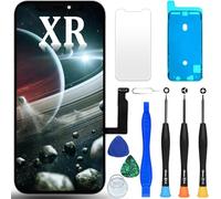 DIGI4U Écran LCD de rechange pour iPhone XR, écran tactile 3D Retina de 6,1" pour iPhone XR avec outils de réparation pour iPhone LCD (A1984, A2105, A2106, A2107, A2108)