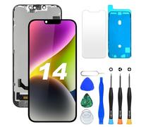 DIGI4U Écran LCD pour iPhone 14, 6.1 Pouces 3D Touch Face ID TrueTone FHD Écran pour iPhone 14 LCD Remplacement avec Kits de Réparation