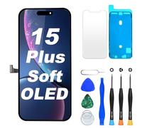 Digi4U Écran OLED souple de rechange pour iPhone 15 Plus, écran de 6,7"