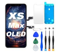 DIGI4U Écran pour iPhone XS Max OLED, 6,5 Pouces FHD True Tone Display Face ID Écran Tactile 3D de Remplacement pour iPhone XS Max avec kit de réparation