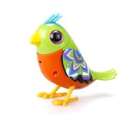 DIGIBIRDS Oiseau Intéractif Qui Siffle et Chante, Réagit au Toucher et A la Voix, Couleur Aléatoire, Jouet pour Enfant, Dès 5 Ans