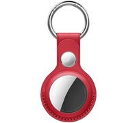 Digicharge Étui de Protection pour AirTag, Anti-Rayures Étui en Cuir PU pour AirTags, localisateur de clés Portable, Traqueur de Collier pour Chat Chien avec Porte-Clés, Choix de Couleurs/Quantité