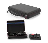 DigiCharge Housse de Transport pour caméra d'action Compatible GoPro, Noir, Argent, L, Sac à Dos, Compatible, Voyage
