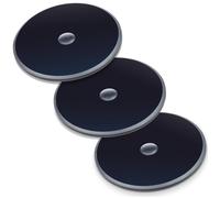 Digicharge Lot de 3 disques adhésifs de montage pour tableau de bord pour support de téléphone et GPS Garmin/TomTom | 80 mm de
