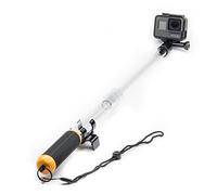 Digicharge Monopode flottant extensible pour perche à selfie avec dragonne pour caméra d'action GoPro Hero12 Hero11 Hero10 Max DJI Osmo Action 3 Insta360 One Akaso Vemont Télescopique étanche Flotteur