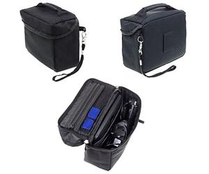 Digicharge Sac de Transport Noir étui pour Tomtom Go Classic 6'' Go Discover 6'' 7'' Go Expert 7'' Go Premium Basic Essential 6" Camper 6200 620 6250 Via Start 62 61 avec Compartiments De Rangement