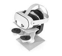 Digicharge Support de Casque VR pour Meta Quest 3S / Quest 3 / Oculus Quest 2 VR Mount Display Storage pour Casque et manettes
