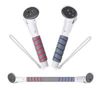 Digicharge VR Controller Extensions for Meta Quest 3S / 3S Xbox Edition/Quest 3 Sticks, 3 in 1 Grip Attachment Accessories, Beat Saber Grips, Gorilla Tag, Golf Club