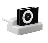 Support et station d'accueil pour tablette Digiflex pour Apple iPod Shuffle 2G, 3G blanc