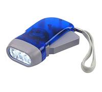 DIGIFLEX Torche de presse manuelle - Articles de jardinage- Lampe de poche Dynamo à 3 Led pour le Camping, le hicking, l’automne et le survivalisme- Aucune batterie Requise, écologique et rechargeable.