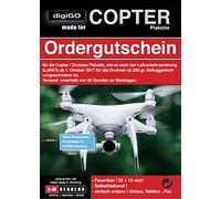 digigo Copter/Drones Plaque/Bon d'achat, 25 x 12 mm