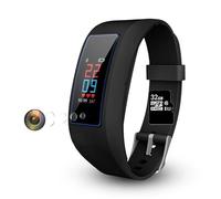 DigiKuber Caméra Espion Montre Connectée 1080P Mini Cachée Caméra Smartwatch Micro Spycam Surveillance Caméras Intelligent Montre Mini Caméscope pour Android iOS