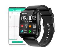 DigiKuber Montre Connectée ECG, 1,91" Smartwatch Femme Homme, Etanche IP68 Montre Intelligente Thermomètre, Smart Watch avec SpO2 PPG Fréquence Cardiaque pour Android iOS