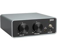 DigiKuber Préampli Phono, Professionnel Mini Préampli, Préamplificateur Phonographe Stéréo Conçu avec Entrée/Sortie RCA, Sortie Earphone, Volume et Gain Réglables