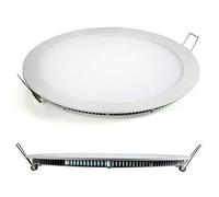 Digilamp Downlight rond encastrable Extra Plat 20W/24W LED (6000K Blanc froid, Diamètre 300mm)