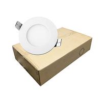 Digilamp Spot LED Encastrable, Lot de 50 - Downlight Panel Extra plat 5w Blanc Froid 6000k, AC 180-240V ø83*13mm Trou Φ60-80mm, NON dimmable, 2 ans de garantie