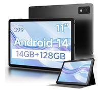 DigiLand Tablette de jeu Tab M11 PRO 11", Helio G99 Octa-Core, 16 Go de RAM + 256 Go de stockage, 1 To extensible, batterie 8000 mAh, écran FHD, Android 14, Wi-Fi 6, avec étui de support pour une