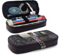 Digimon Adventure (3) Trousse À Crayons En Cuir, Boîte À Crayons À Fermeture Éclair, Trousse À Crayons, Adaptée À L'école, Au Travail Et Au Bureau