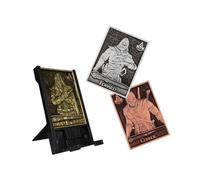Digiplate Assassin's Creed Starter Pack - 3 plaques métalliques de collection et support téléphone, Collectibles gaming interactifs avec support de carte interchangeable, Cadeaux gaming & accessoires