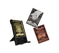 Digiplate Beetlejuice Starter Pack - 3 plaques métalliques de collection et support de téléphone, Collectibles gaming interactifs avec support de carte interchangeable, Cadeaux gaming & accessoires