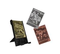 Digiplate Transformers Starter Pack - 3 plaques métalliques de collection et support de téléphone, Collectibles gaming interactifs avec support de carte interchangeable, Cadeaux gaming & accessoires