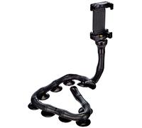 DigiPower Octopus EU-DP-SCH-BK Support Universel pour Smartphone avec ventouses, 51 cm, avec Une adhérence optimale sur Les Surfaces Lisses, Noir