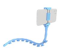 DigiPower Octopus EU-DP-SCH-BL Support Universel pour Smartphone avec ventouses 51 cm avec Maintien Optimal sur Les Surfaces Lisses Bleu Clair