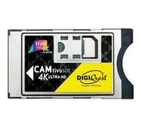 Tivusat 4K UHD Noir Carte & Smarcam De Digiquest, TV Italia Dans HD/4K