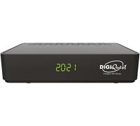Digiquest Décodeur numérique terrestre G9 – DVB-T2 Full HD, Mediaplayer, double télécommande – Noir