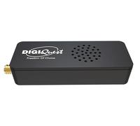 DIGIQUEST Décodeur terrestre Stick Retro TV X2O | Gain de Place | Idéal pour TV Murale | Économisez de l'énergie et exploitez l'alimentation de Votre téléviseur | avec Auto-Stop | Noir