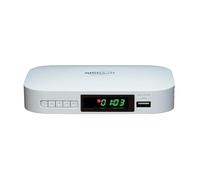 Digiquest Numérique Terrestre, XJ, DVB-T2, avec Double télécommande, Blanc