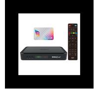 DIGIQUEST Q80 Décodeur Tivusat Combo DVB-S2 & DVB-T2 avec Carte Activée