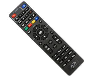 DigiQuest Télécommande d'origine compatible avec DigiQuest Q10, Q20, Q30, TI9 / Utilisation ergonomique pour récepteur Digi Quest / touches programmables et fonction 2 en 1 pour téléviseur TLC127