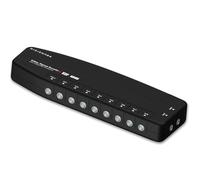 DigiShark Amplificateur de signal d'antenne TV 8 voies, améliore la qualité d'image et la réception des canaux, compatible avec le dérivation infrarouge, filtre LTE 4G/5G intégré, Freeview HD UHF Ch