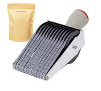 Digit Wheel Rolling Stamp - Caoutchouc d'aluminium 8-13 chiffres | rotatif multifonction en forme de lettre en anglais | Outil de bricolage pour bureau d'affaires