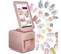 Digital 3D Smart Nail Imprimante Mobile Art Emprofing Machine Avec écran Tactile De 10,1 Pouces Pour Diy Home Salon Studio