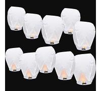 Digital Additions Lanternes Volantes Chinoises Sky Blanc 20 pièces, Bambou, 33 x 33 x 86 cm