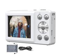 Digital and Multi-Use Camera, 4K HD Photo Camcorder, Compact Photography Device, 18X Zoom, Anti-Shake Autofocus, Perfect for Student Vlogging, Travel, Weddings & Birthdays 2.4-inch HD Display