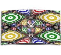 Digital Art Colorful Design Wall Clock Horloge murale moderne design silencieuse sans tic-tac dixtime 3d-0263