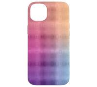 Digital Aura Gradient Pink Orange Purple Pixel Energy Design Coque pour iPhone 14 Plus