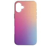 Digital Aura Gradient Pink Orange Purple Pixel Energy Design Coque pour iPhone 16 Plus