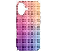 Digital Aura Gradient Pink Orange Purple Pixel Energy Design Coque pour iPhone 17