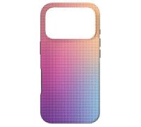Digital Aura Gradient Pink Orange Purple Pixel Energy Design Coque pour iPhone 17 Pro