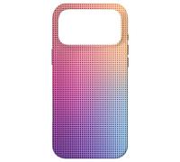 Digital Aura Gradient Pink Orange Purple Pixel Energy Design Coque pour iPhone 17 Pro Max
